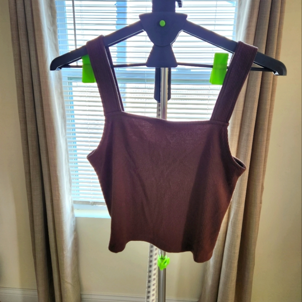 American Eagle crop top, brown size L.